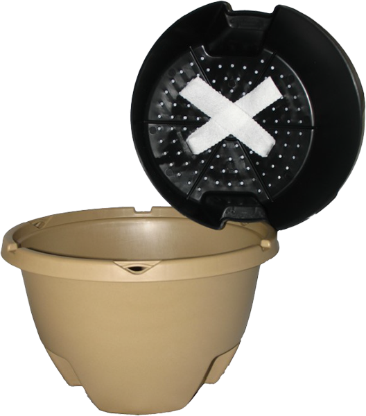 Eckert's Weekender Hanging Basket Sand 16 Inch - Decorative Planters